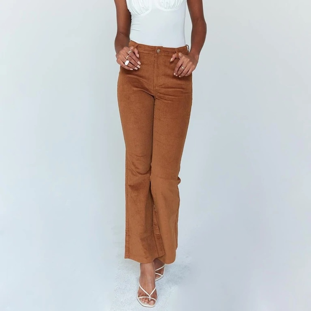NWT Princess Polly Brown Corduroy Pants